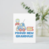 Carte Postale Faire-part Fière nouvelle grand-mère-C'est un garçon Tshirts (Debout devant)