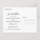 Carte Postale Faire-part Figuiers en Fleurs | Fleurs de Fruits Rustiques En (Dos)