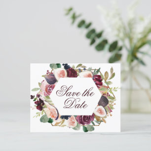 Carte Postale Faire-part Figuiers en Fleurs Fleurs de Fruits Rustiques Fa