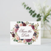 Carte Postale Faire-part Figuiers en Fleurs | Fleurs de Fruits Rustiques Fa (Debout devant)