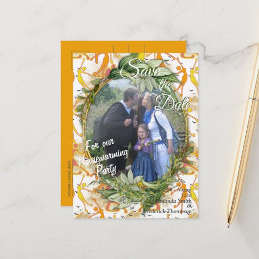 Carte Postale Faire-part Filles de yoga de danse heureuses   (Devant/Arrière en situation)