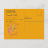 Carte Postale Faire-part Filles de yoga de danse heureuses   (Dos)