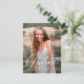 Carte postale Faire-part finement peinte (Debout devant)