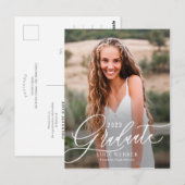 Carte postale Faire-part finement peinte (Devant / Derrière)