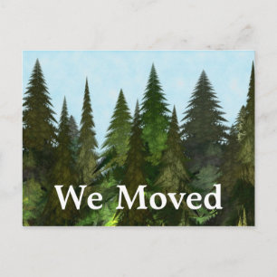 Carte Postale Faire-part Firs fractaux