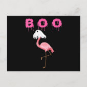 Carte Postale Faire-part Flamant rose | Flamant rose féminin Boo Ghost Hall (Devant)