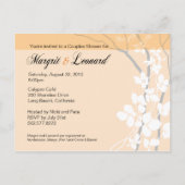 Carte Postale Faire-part Fleur de cerisier Bella Save the Date (Dos)