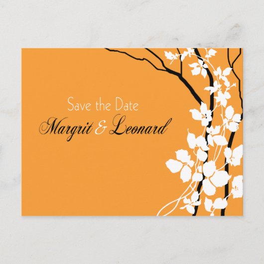 Carte Postale Faire-part Fleur de cerisier Bella Save the Date (Devant)