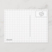 Carte Postale Faire-part Fleur de Cerisier Moderne Enregistrer La Date Pers (Dos)