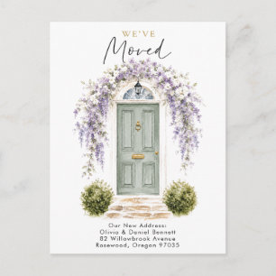 Carte Postale Faire-part Fleurs Bienvenue à la maison Nouvelle adresse Cart