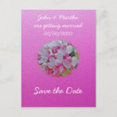 Carte Postale Faire-part Fleurs d'Arbre de Judée Articles (Devant)