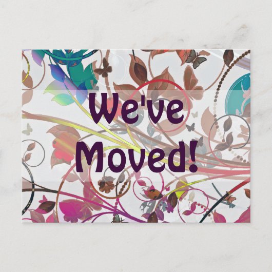 Carte Postale Faire-part Fleurs extrêmes - Fond blanc (Devant)