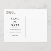 Carte Postale Faire-part Fleurs géométriques de l'automne de Bourgogne Enre (Dos)