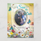 Carte Postale Faire-part Fleurs qui Éclosent au Printemps et en Été (Devant)