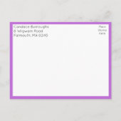 Carte Postale Faire-part Floral Wedding Sunflower Daisy Rehearsal Dinner (Dos)