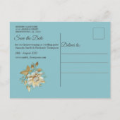 Carte Postale Faire-part Flores florales du printemps et de l'été (Dos)