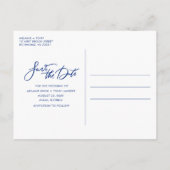 Carte Postale Faire-part Florida Beach Wedding Enregistrer la date (Dos)