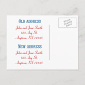 Carte Postale Faire-part Flown the Coop Changement d'adresse (Dos)