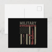 Carte Postale Faire-part Force militaire (Devant / Derrière)