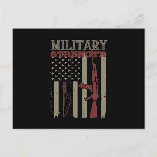 Carte Postale Faire-part Force militaire (Devant)