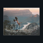 Carte Postale Faire-part Forever A Une Belle Bague À Elle | Fiançailles pho<br><div class="desc">Photo pleine image avec superposition "Forever Has A A Nice Ring To It". Le lettrage peut être customisé à n'importe quelle couleur. Message mignon et personnalisé à l'arrière. Ajoutez vos propres photos et texte pour un faire-part fiançailles magnifique et unique. Ces cartes professionnelles sont rapidement personnalisables. Ajoutez votre libellé personnalisé...</div>