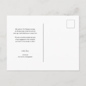 Carte Postale Faire-part Forever A Une Belle Bague À Elle | Fiançailles pho (Dos)