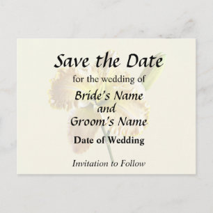 Carte Postale Faire-part Fournitures de mariage Hémérocalle jaune