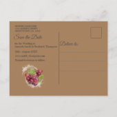 Carte Postale Faire-part Fruits tropicaux salants (Dos)