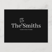 Carte Postale Faire-part Fun Bientôt Mariage Enregistrer la date (Devant)