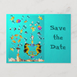 Carte Postale Faire-part Fun Under the Sea, Save the Date