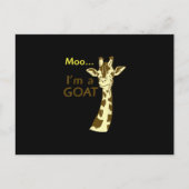 Carte Postale Faire-part Funny Confusing Giraffe Moo I (Devant)