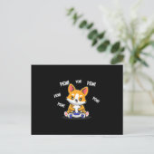 Carte Postale Faire-part Funny Corgi jeu (Debout devant)