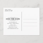 Carte Postale Faire-part Funny Free Cake Mariage Photo Enregistrer la date (Dos)