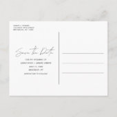 Carte Postale Faire-part Funny Free Drink Photo Wedding Save the Date (Dos)