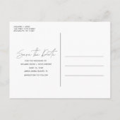 Carte Postale Faire-part Funny Free Drinks Mariage Photo Enregistrer la dat (Dos)
