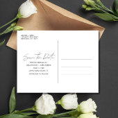 Carte Postale Faire-part Funny Free Drinks Mariage Photo Enregistrer la dat