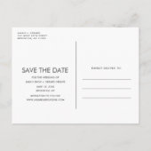 Carte Postale Faire-part Funny Free Drinks Mariage Photo Enregistrer la dat (Dos)