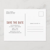 Carte Postale Faire-part Funny Free Drinks Mariage Rust Photo Enregistrer l (Dos)