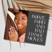 Carte Postale Faire-part Funny Modern Photo Mariage Budget Enregistrer la d