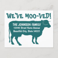 Funny Moving Cow Nouvelle adresse Nous avons Moo-v