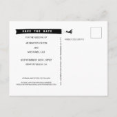 Carte Postale Faire-part Funny Our Adventure commence le Mariage photo (Dos)