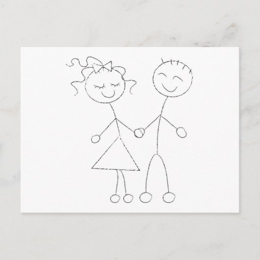 Carte Postale Faire-part Funny Save The Date Card (Devant)