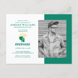 Carte Postale Faire-part Futur diplômé de la NSU Spartans