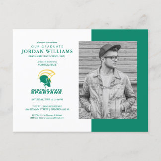 Carte Postale Faire-part Futur diplômé des NSU Spartans