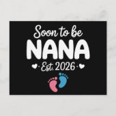 Carte Postale Faire-part Futur Maman 2026 Annonce de Grossesse Drôle  (Devant)