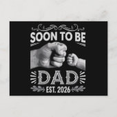 Carte Postale Faire-part Futur papa 2026 Annonce de grossesse (Devant)