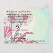 Carte Postale Faire-part Gagnant du prix Save The Date (Dos)