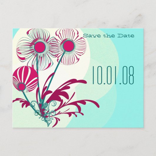 Carte Postale Faire-part Gagnant du prix Save The Date (Devant)