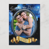 Carte Postale Faire-part Galaxy Portal Enregistrer la date (Devant)