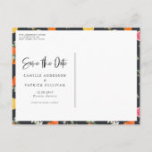 Carte Postale Faire-part Garland d'orange botanique et de citron Enregistre (Dos)